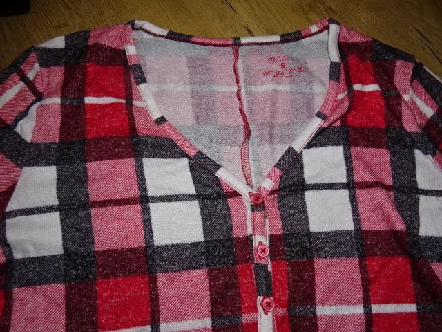 Primark pajac krotki krata plastyczny S