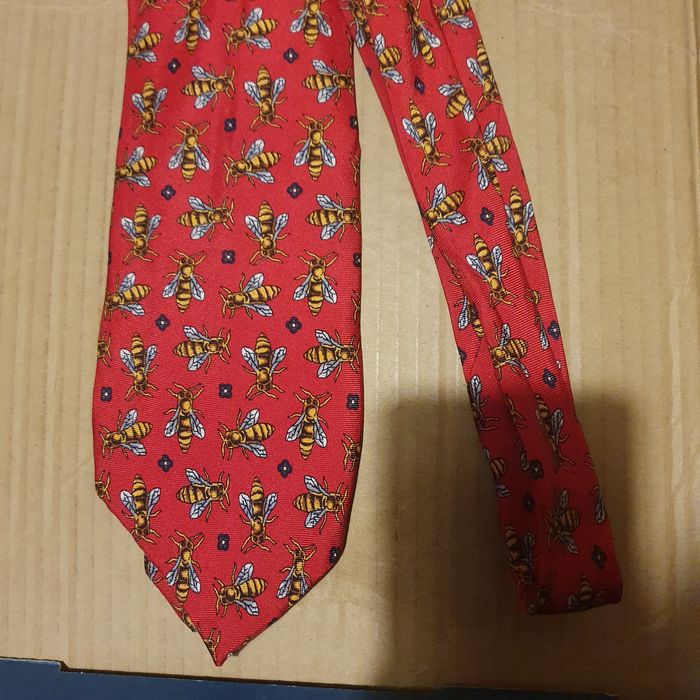 Krawat pszczoły jedwab(k-1) OK