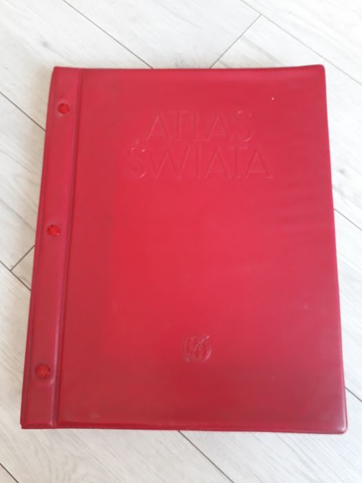 Stary duży ATLAS ŚWIATA z 1962 roku