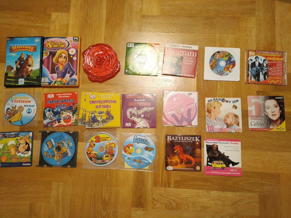 Płyty cd z muzyką gry bajki