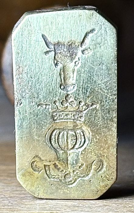 Pieczęć Herbu Bawola Głowa XIX w.