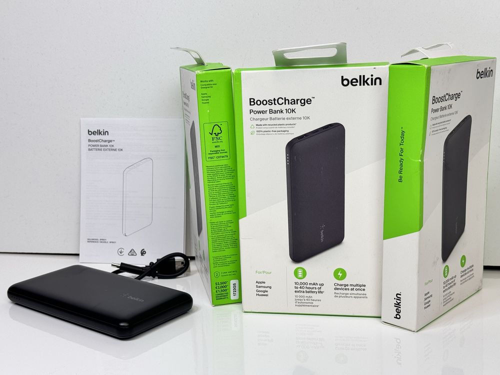 Повербанк/зарядний пристрій Boost Charger 10K 10000mAhC Black (BPB011)