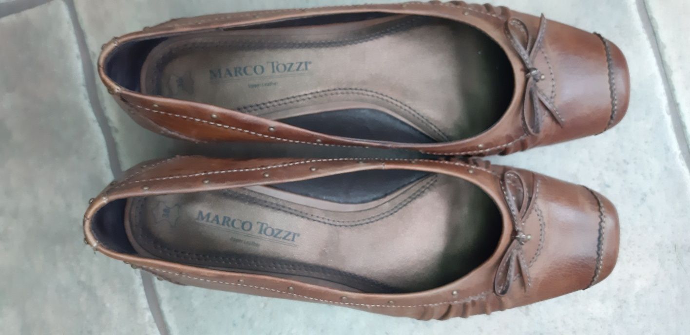 Półbuty brąz Marco Tozzi