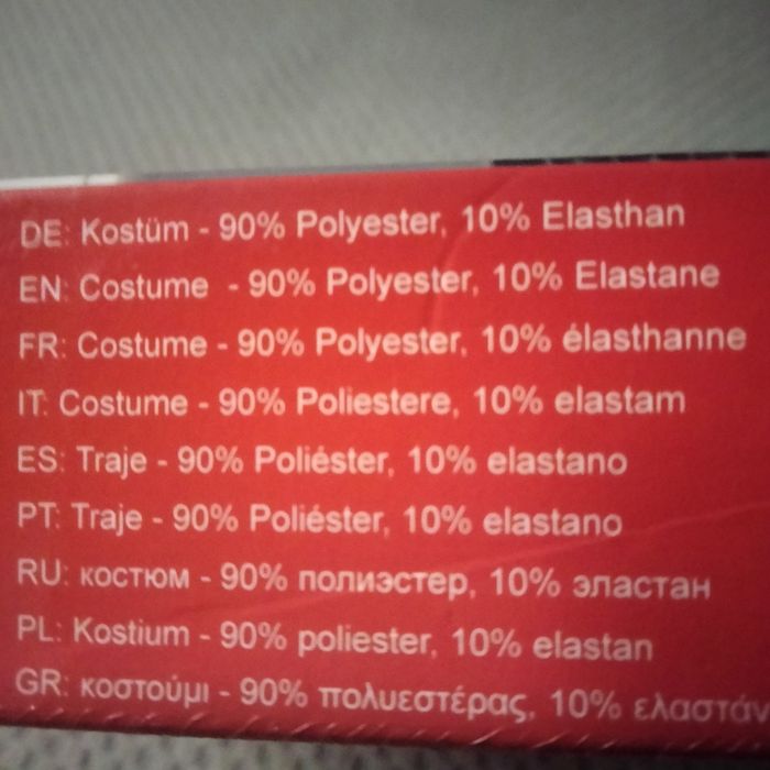Kostium damski przebranie, bielizna