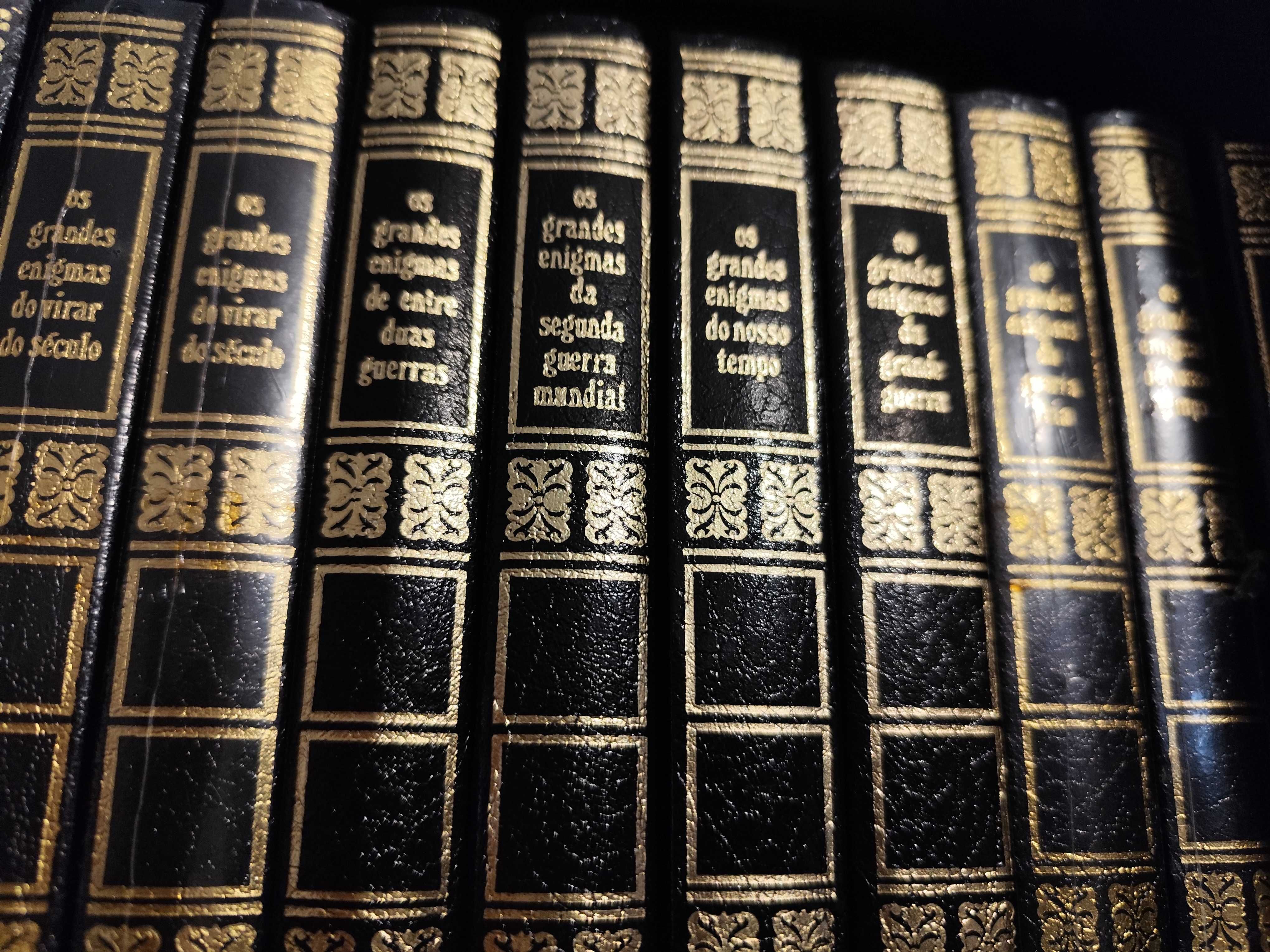 Colecção Os Grandes Enigmas Históricos, com encadernação luxuosa