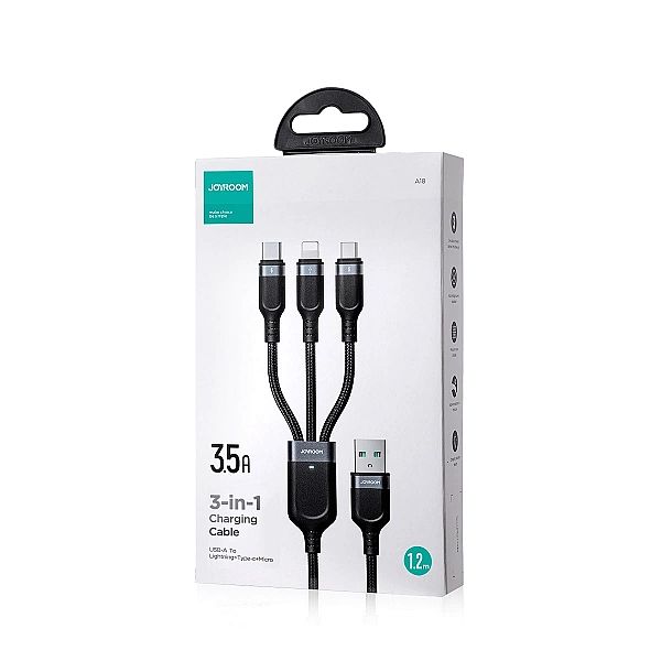 Kabel 3-w-1 Joyroom Multi-Use Series S-1T3018A18 Lightning USB-C micro
