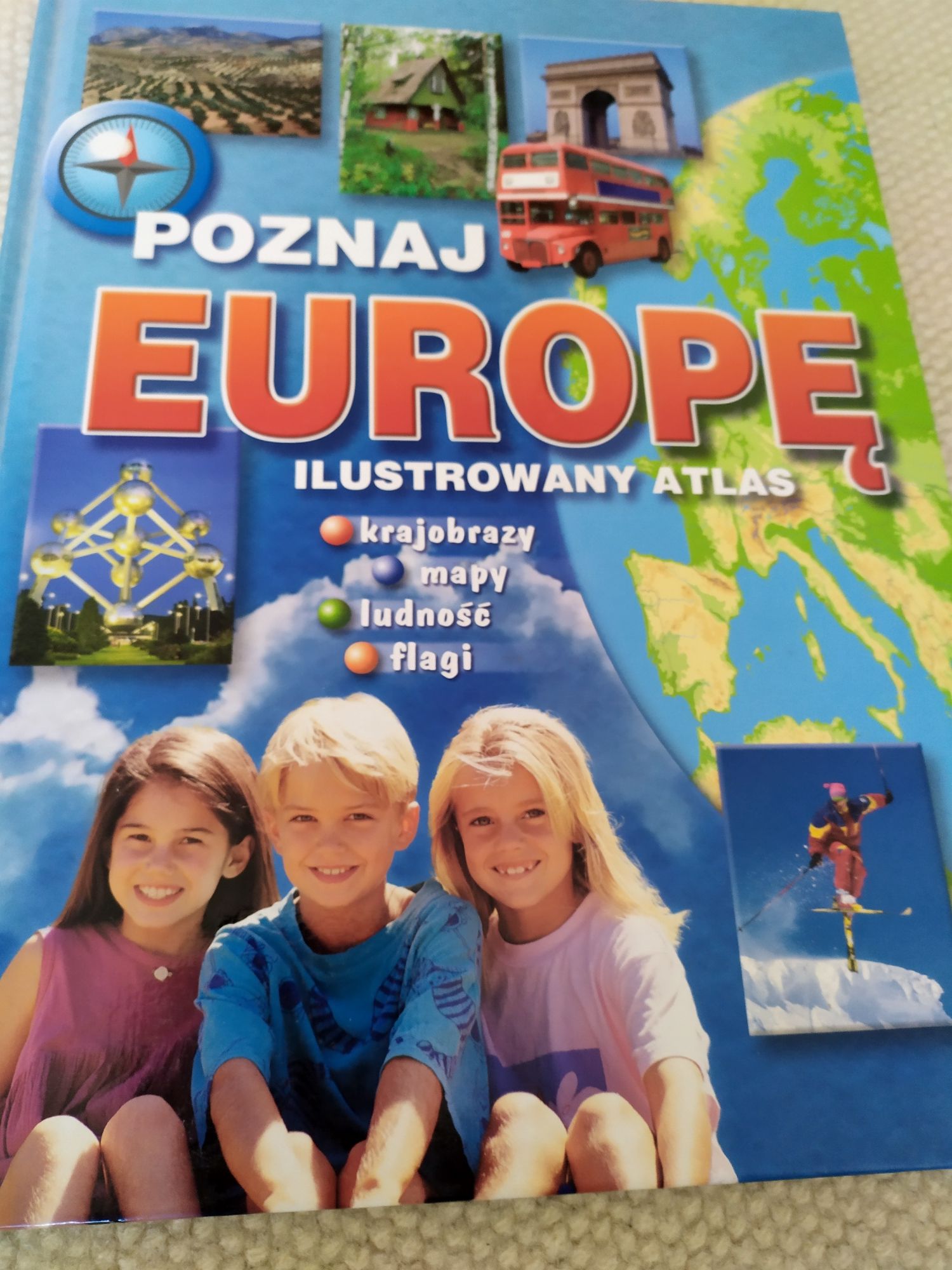 Poznaj Europę ilustrowany atlas