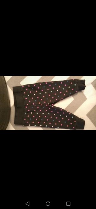 Spodenki dresowe dla dziewczynki 62 /68cm