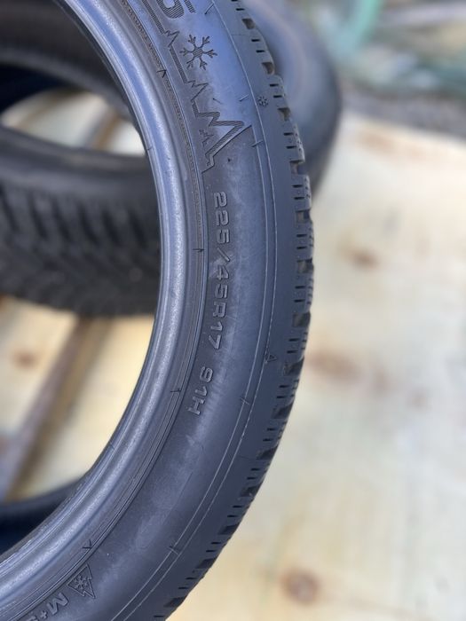 Топова шина‼️225/45 R17 Dunlop WinterSport5 91Н 9.6мм 2024рік