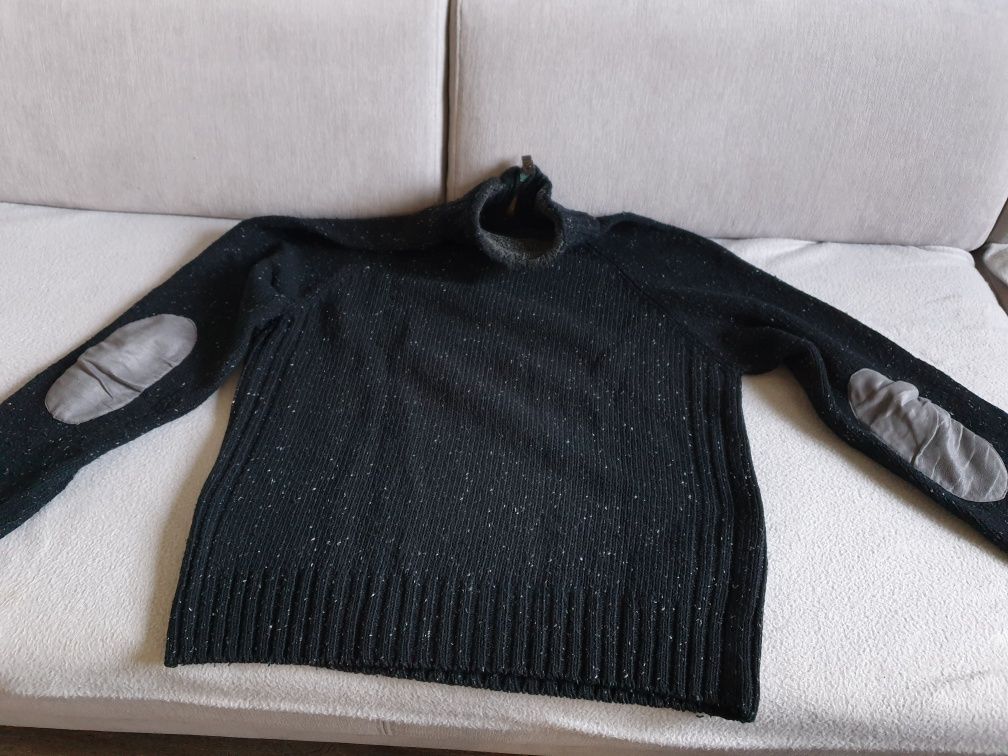 Swetr, bluza czarna, wełniana  ;-)