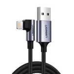 Kabel Ugreen Us299 Mfi Kątowy Lightning 1M Do Iphone Szybkie Ładowanie