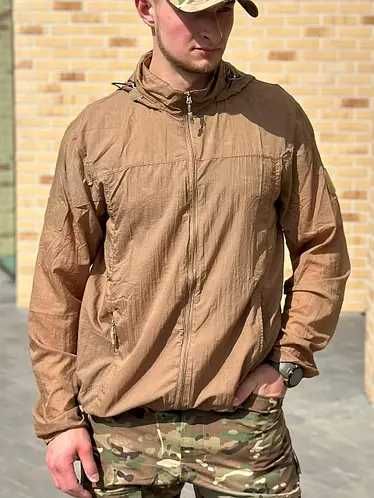 Куртка тактическая легкая кайот,куртка тактична тонка без підкладки