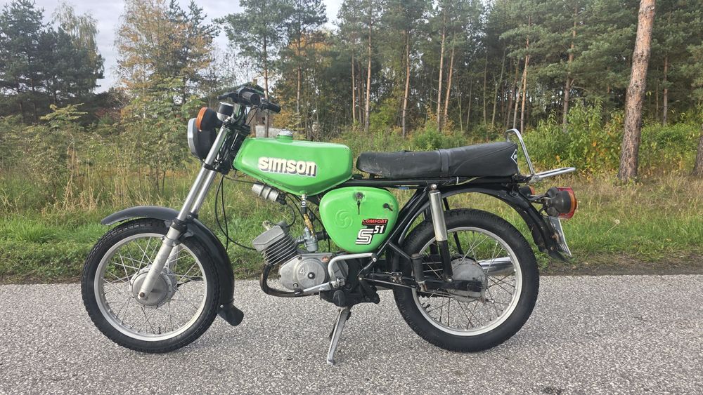 Simson s51 4 biegowy Zarejestrowany w Polsce orginal sprawny dostawa