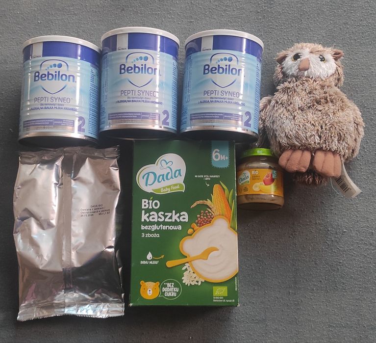 3 x Bebilon Pepti Syneo 2+ kaszki + słoiczek