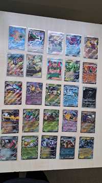 Pokemon TCG 25 kart EX, full art + V