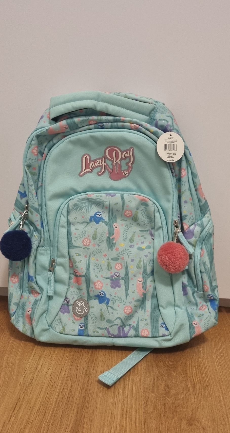 Plecak szkolny z limitowanej kolekcji Leniwiec