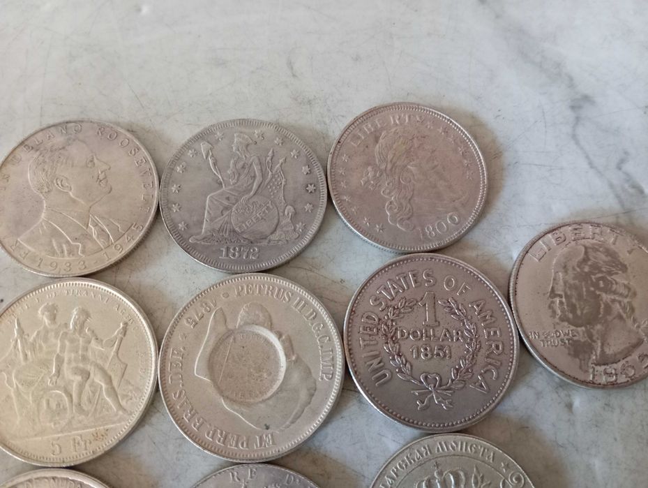 porządki domowe stare monety