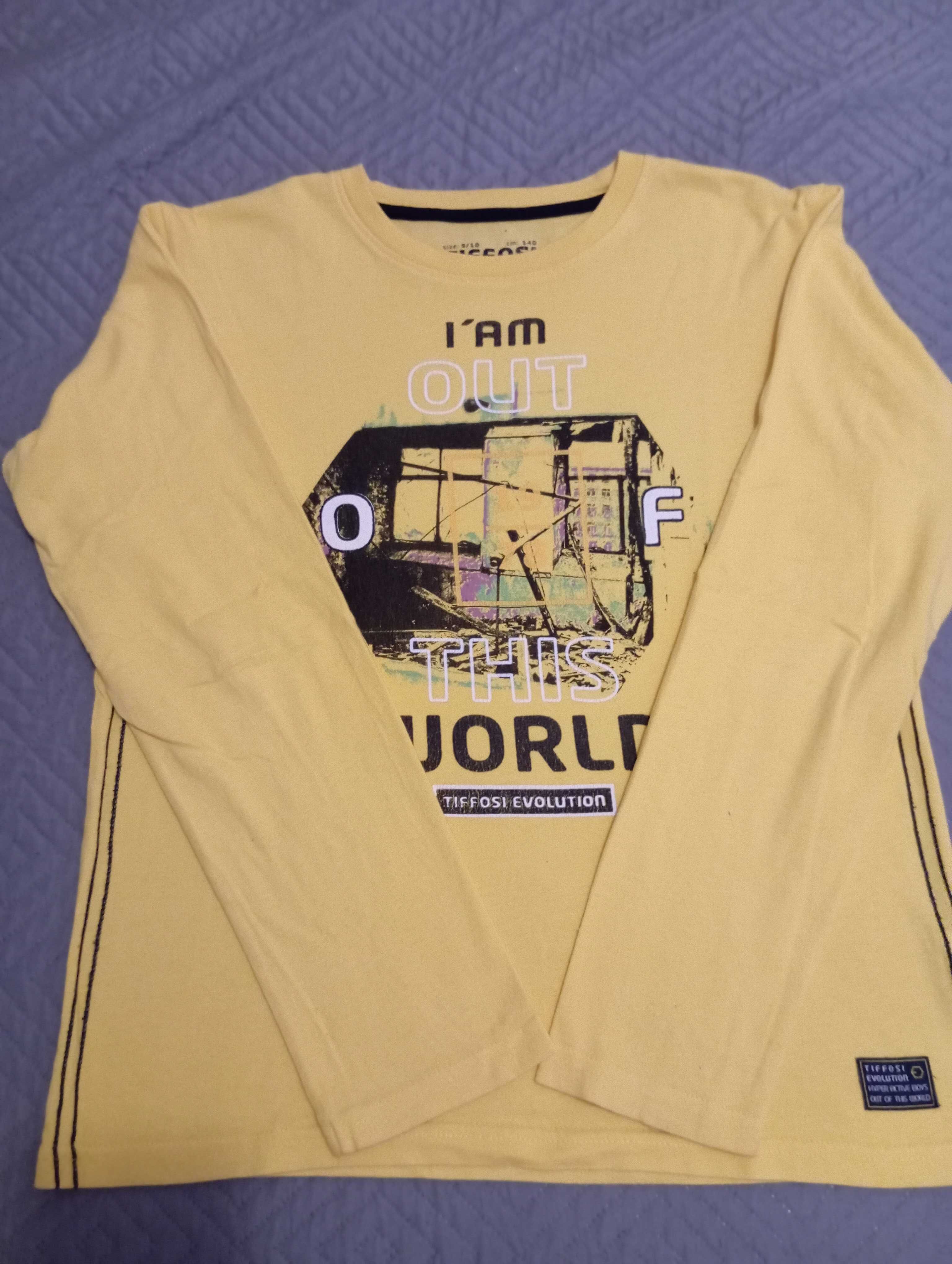 T-shirt manga comprida "Tiffosi" - T9/10 anos