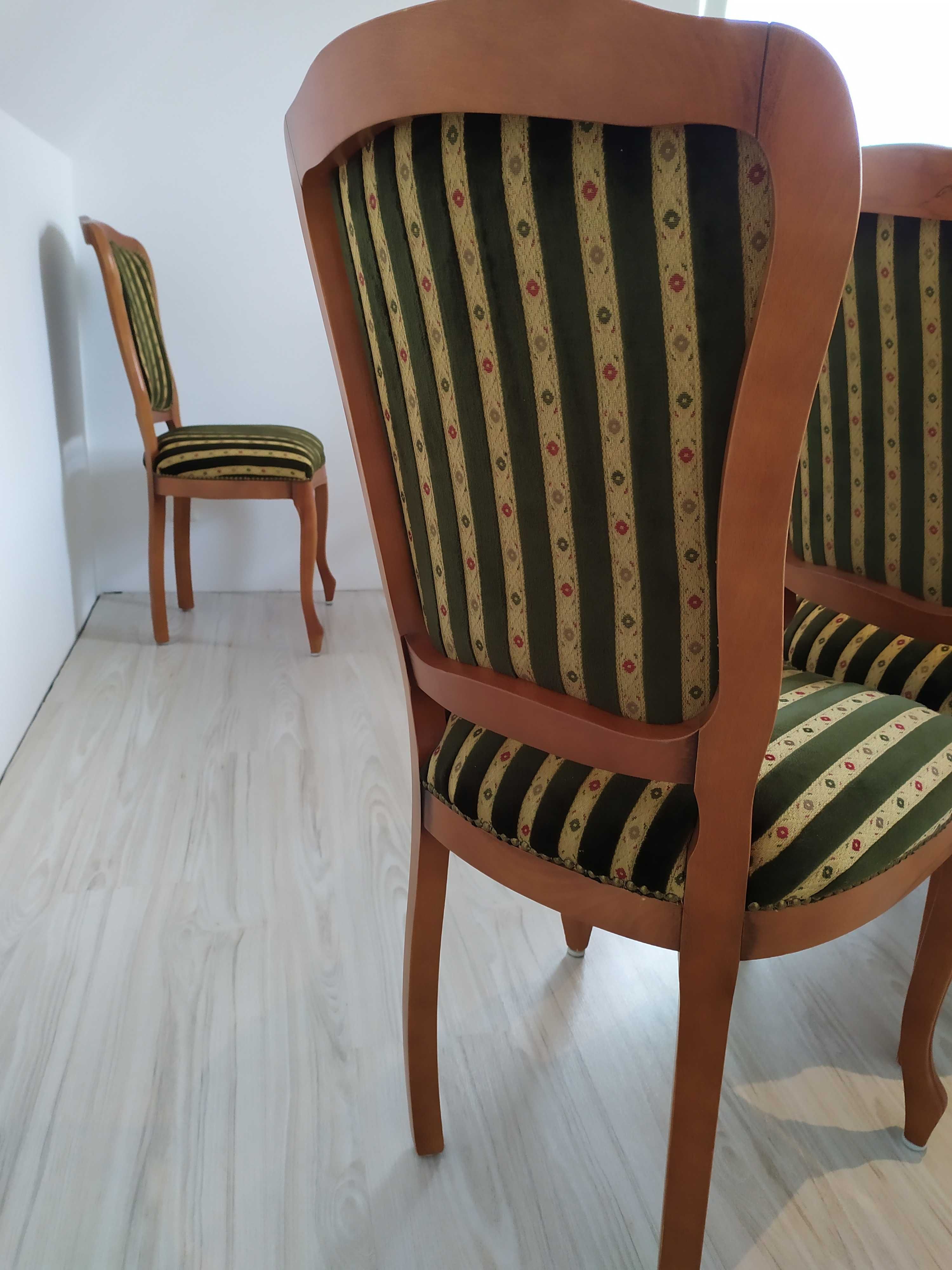 stół i krzesła stylowe do salonu jadalni włoskie