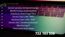 Instalacje sieci LAN, Wi-Fi, monitoring IP