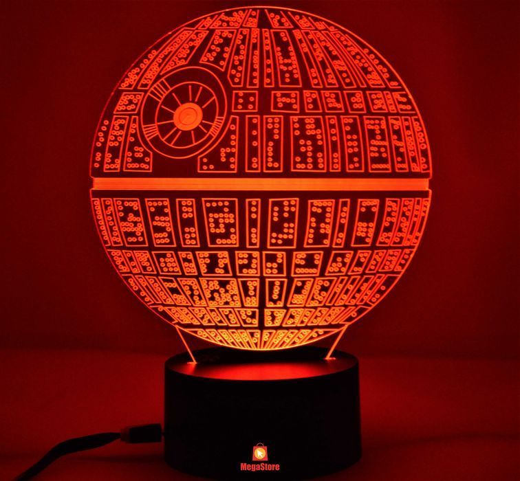 Candeeiros decorativos - Super heróis, desenhos animados, Star Wars