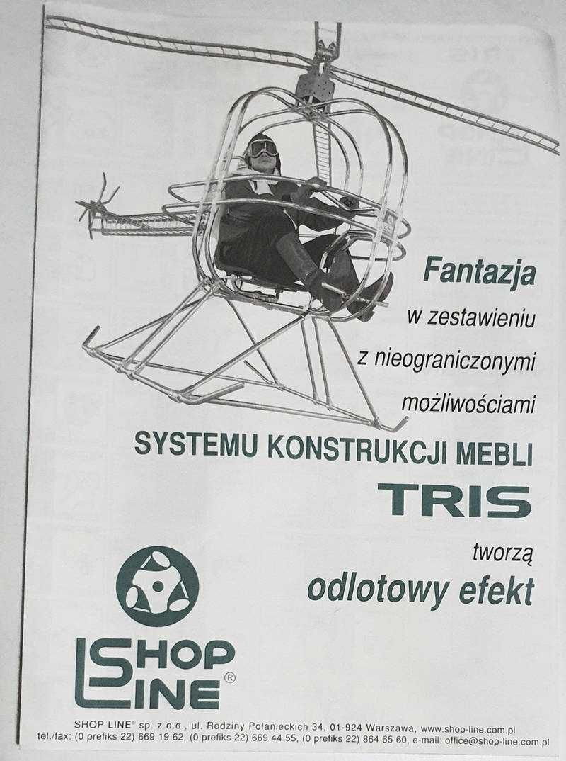 3szt. LINE SHOP TRIS Regał przyścienny 4 półki druciane stal chromowa