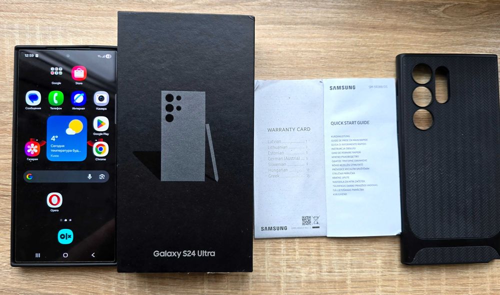 Samsung S24 Ultra, UA, новое состояние,идеал, комплект, гарантия
