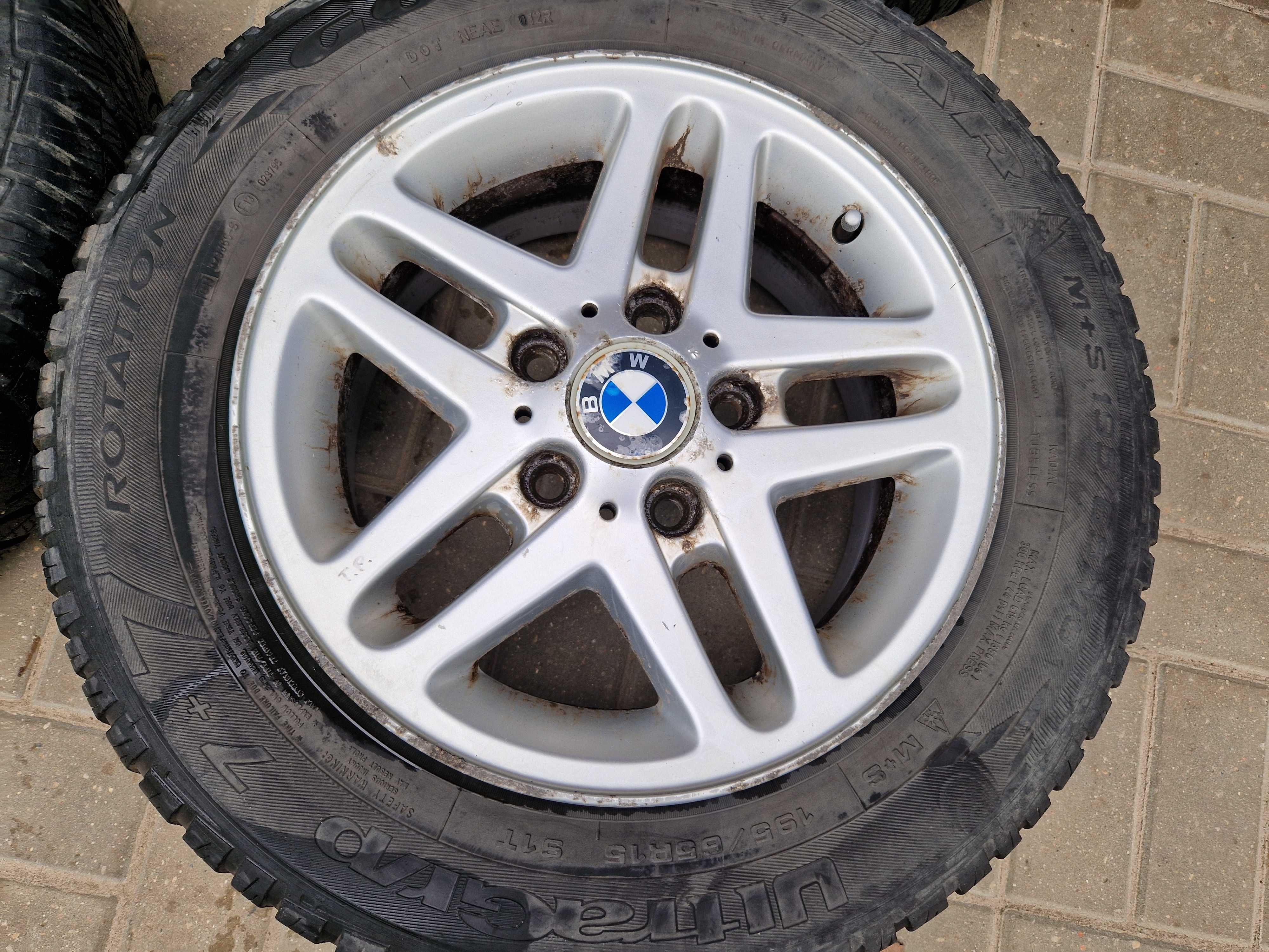 BMW 3 Alufelgi 15" 5x120 6.5J ET42 195/65/R15 Opony Zima Styling 53