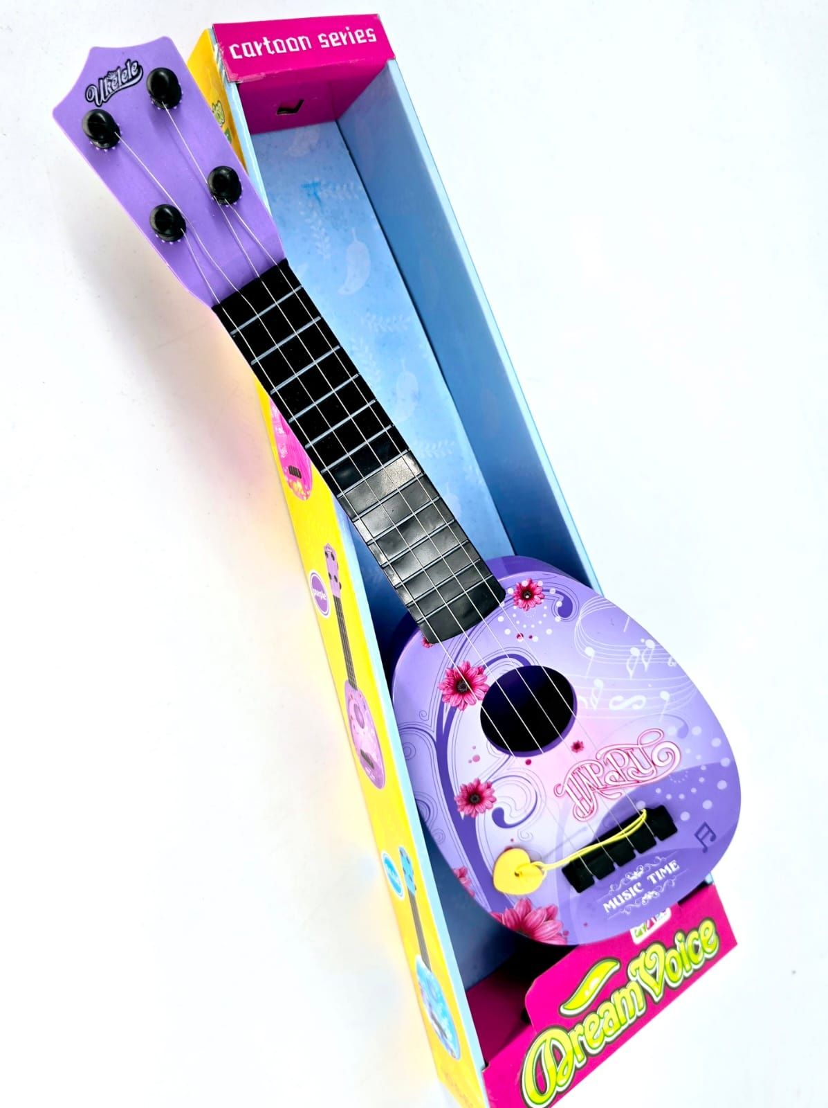 Ekstra gitara dla dzieci Ukulele fioletowa nowa zabawki