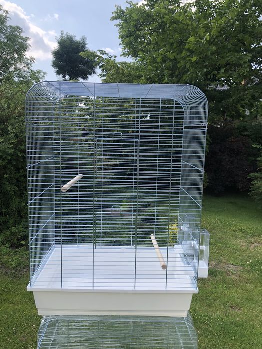 Nowa wyposażona klatka dla papugi kanarka 55x35x75cm