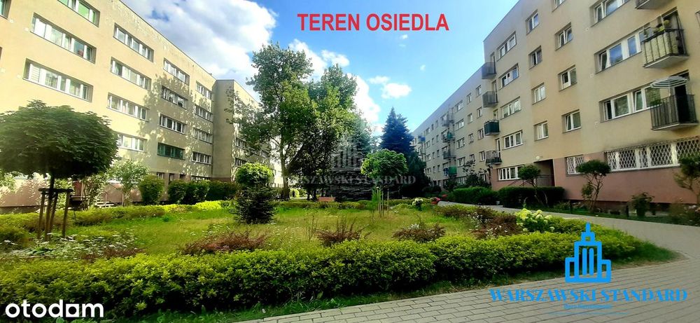 Dwa pokoje z balkonem na zielonym osiedlu - al. Dwudziestolatków