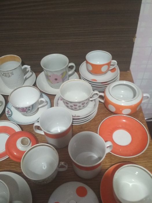 Фарфорові чашки, блюдце СРСР