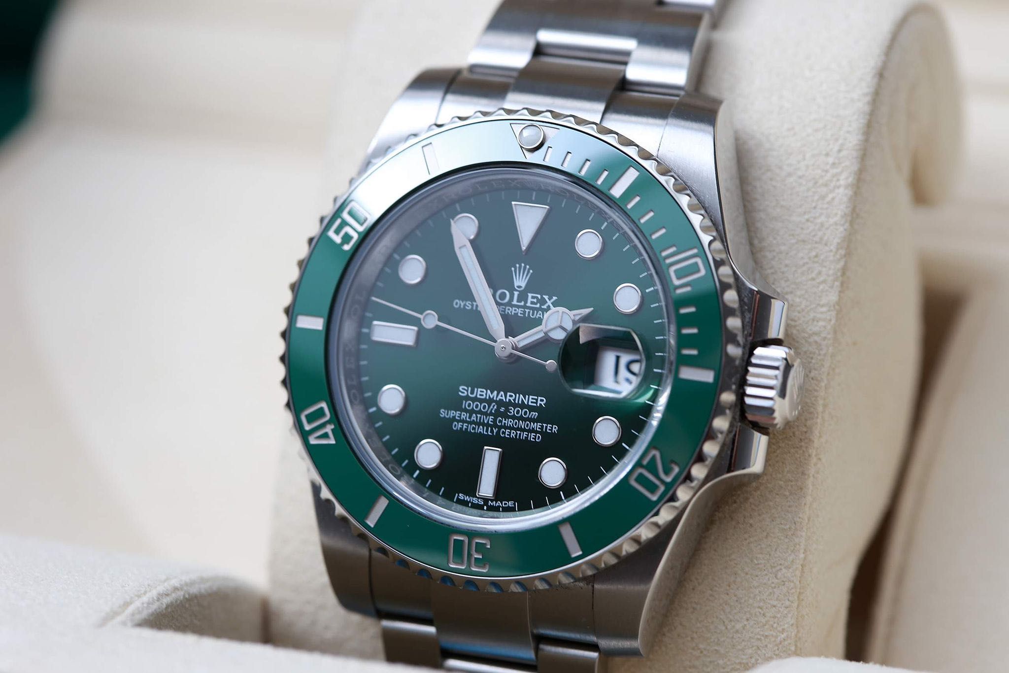 Zegarek Rolex Submariner Hulk 2018r.