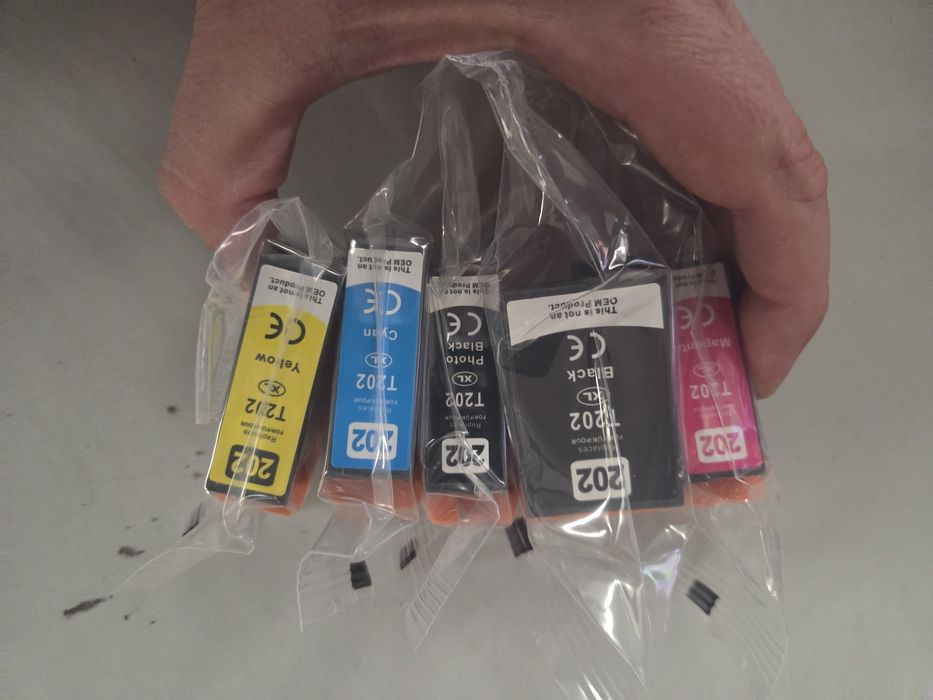 5x Tusze do drukarkiI EPSON 202 XL EXPRESSION Premium XP-6005 XP-6100