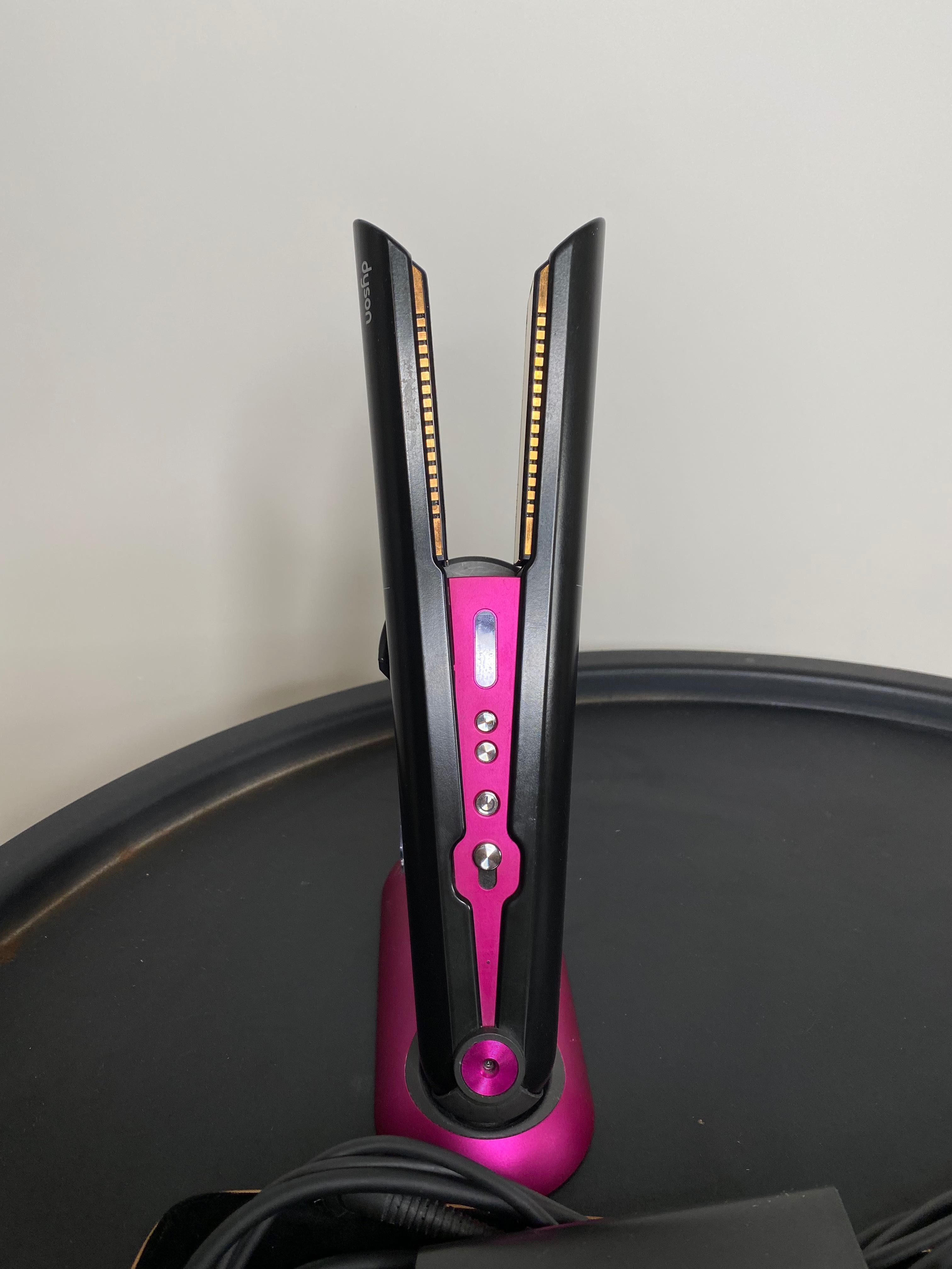 dyson hs03 corrale black nickel/fuchsia вирівнювач