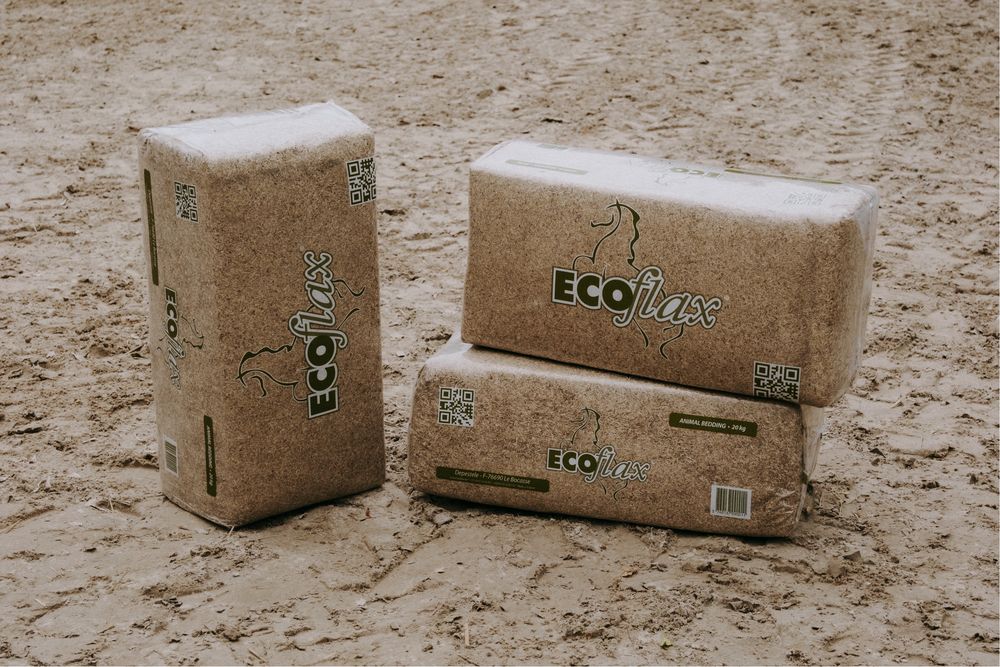ECOFLAX ściółka lniana 18 kostek 20 kg | Darmowa dostawa Małopolska