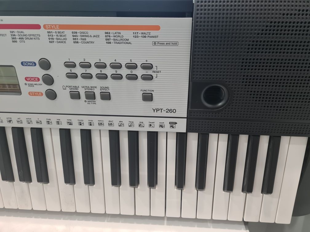 Keyboard Yamaha  YPT-260 zaśilacz +gratis Komis Madej Sc