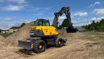 Mecalac 714 MW / sprowadzona / 3 łyżki / krokodyl / 2008/2009  7000 mtg ! ! Idealna / bez luzów