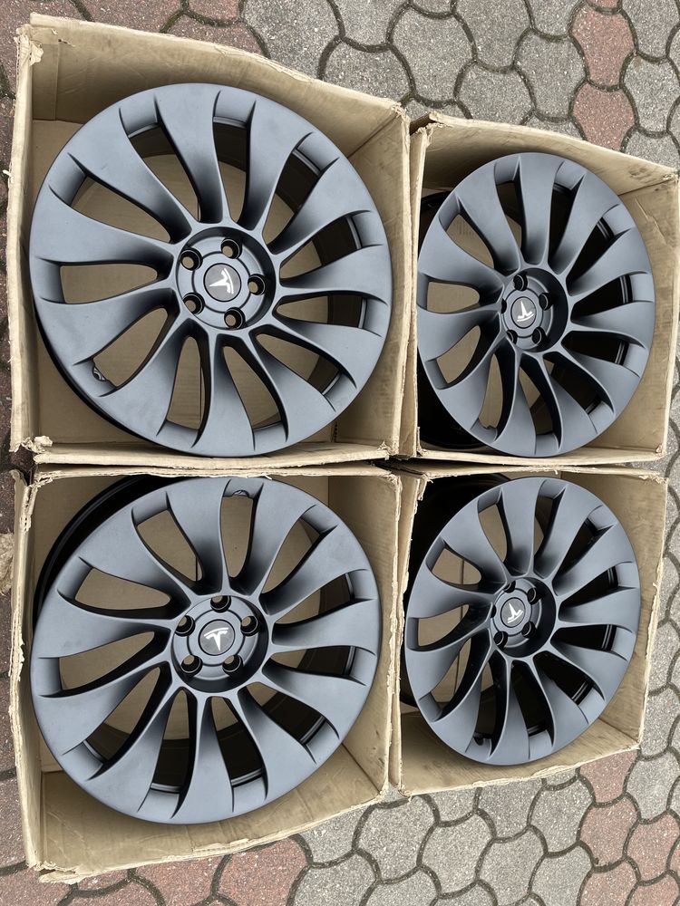 Felgi Tesla 3 performance 20 cali uberturbine oryginał 5x114.3 wysyłka