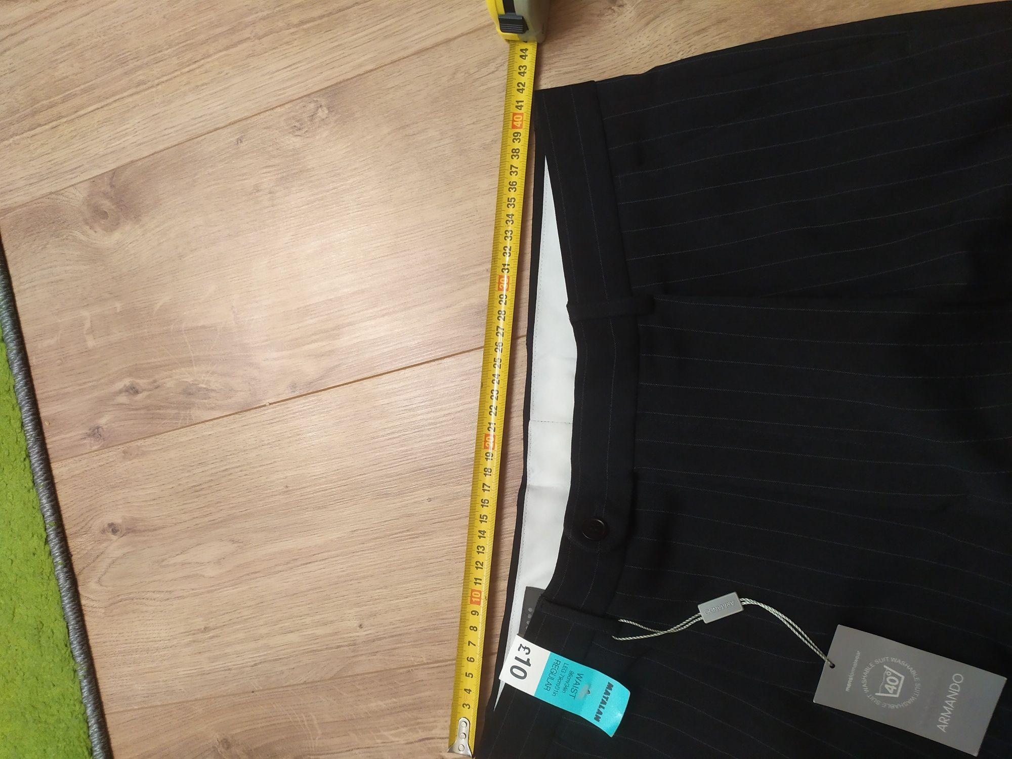 Spodnie męskie eleganckie W34L31 z metką