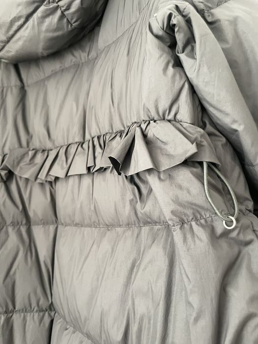 Жіноча зимова дута куртка пуховик оверсайз стилю