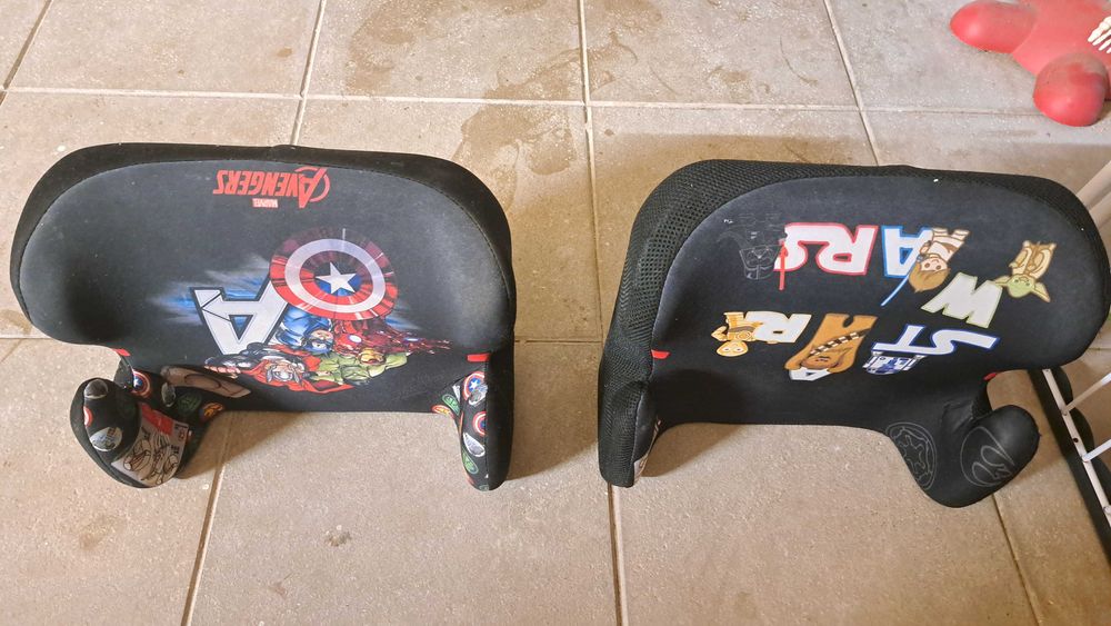 2 BANCOS Criança - Automóvel!Super-heróis!!