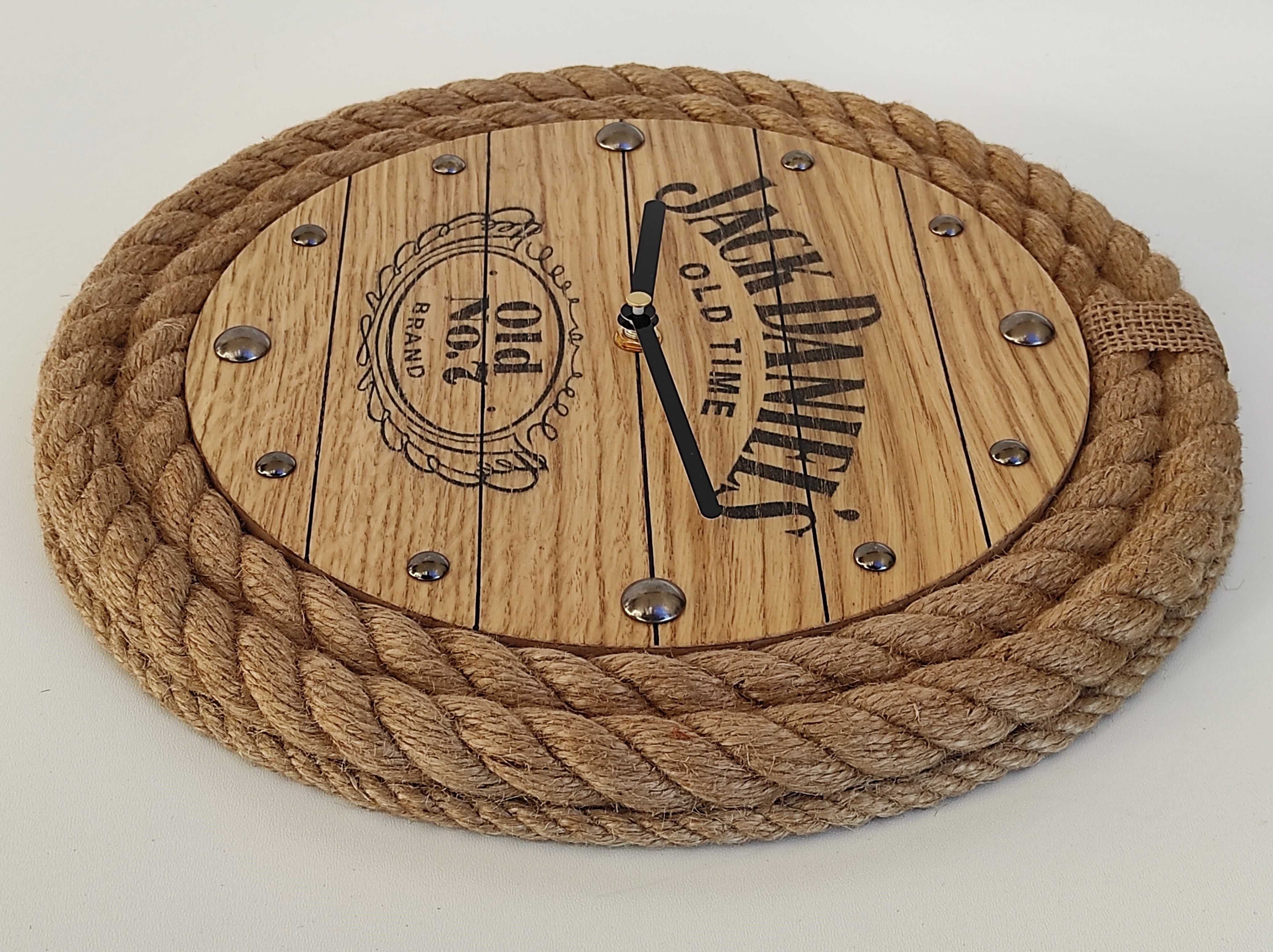 Jack Daniels Prezent dla mężczyzny DUŻY Zegar w stylu Jack Daniel's