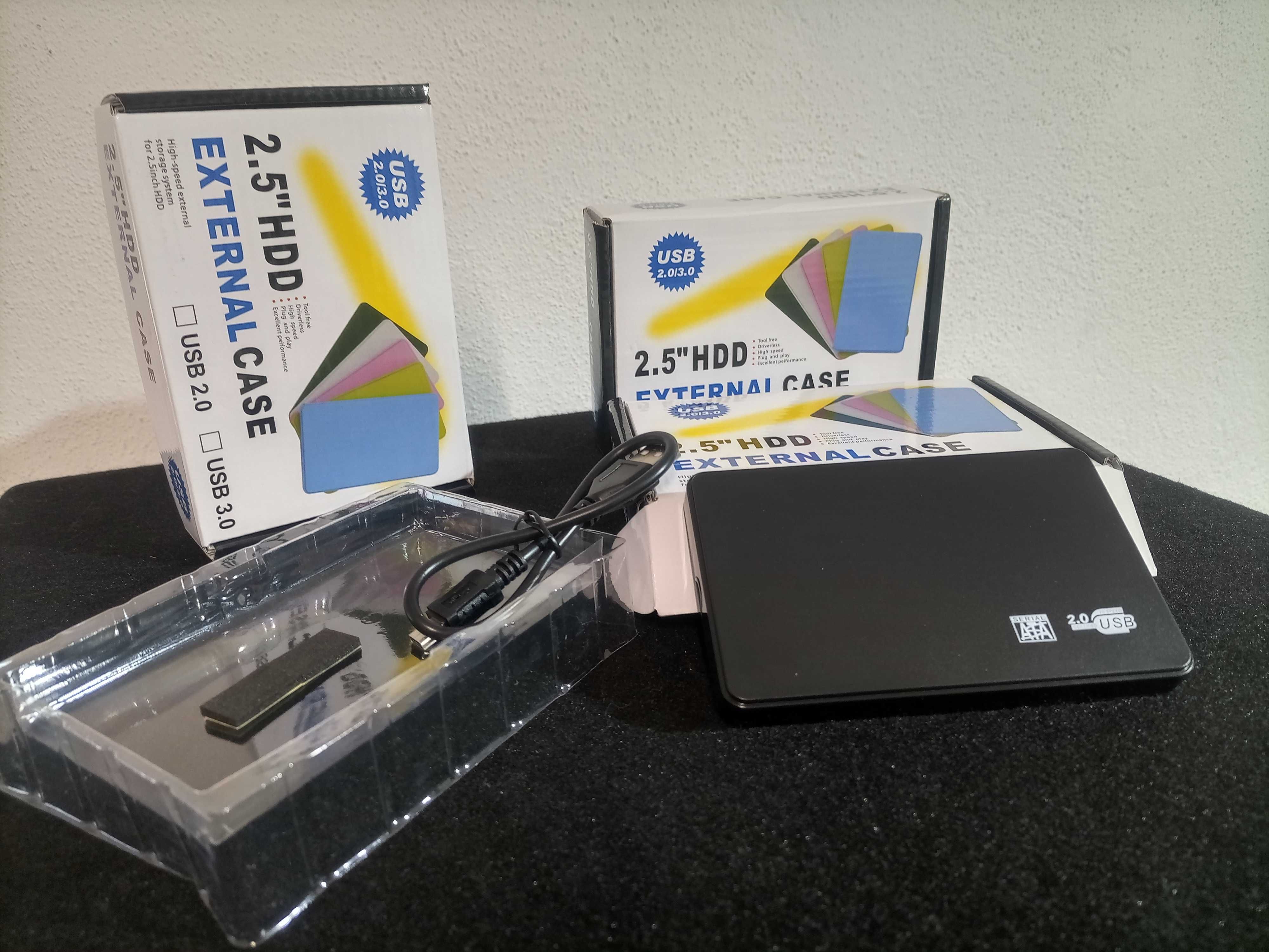Caixa Externa Para Discos HDD-SSD 2,5"/ Novo