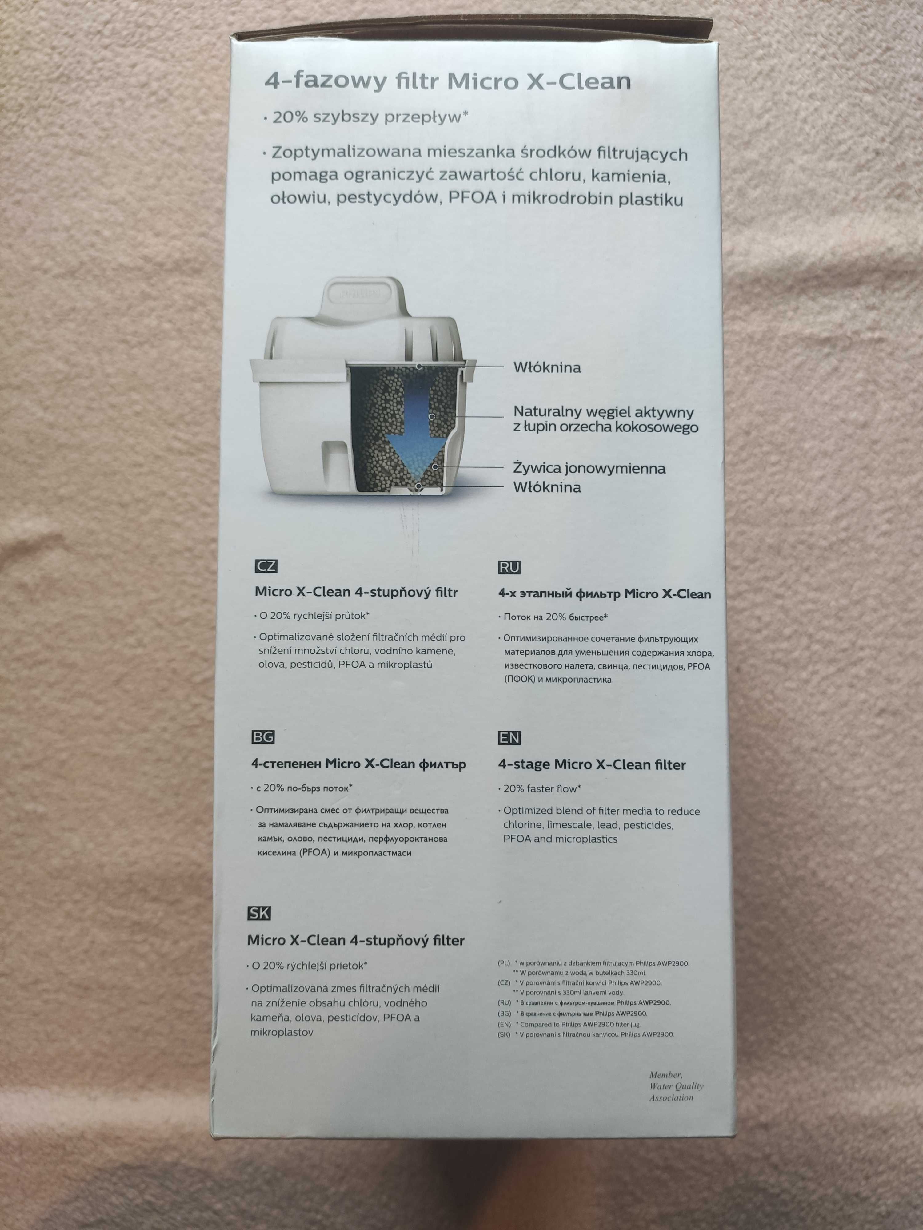 PHILIPS Dzbanek filtrujący 2,6L + Filtr AWP2935WHT