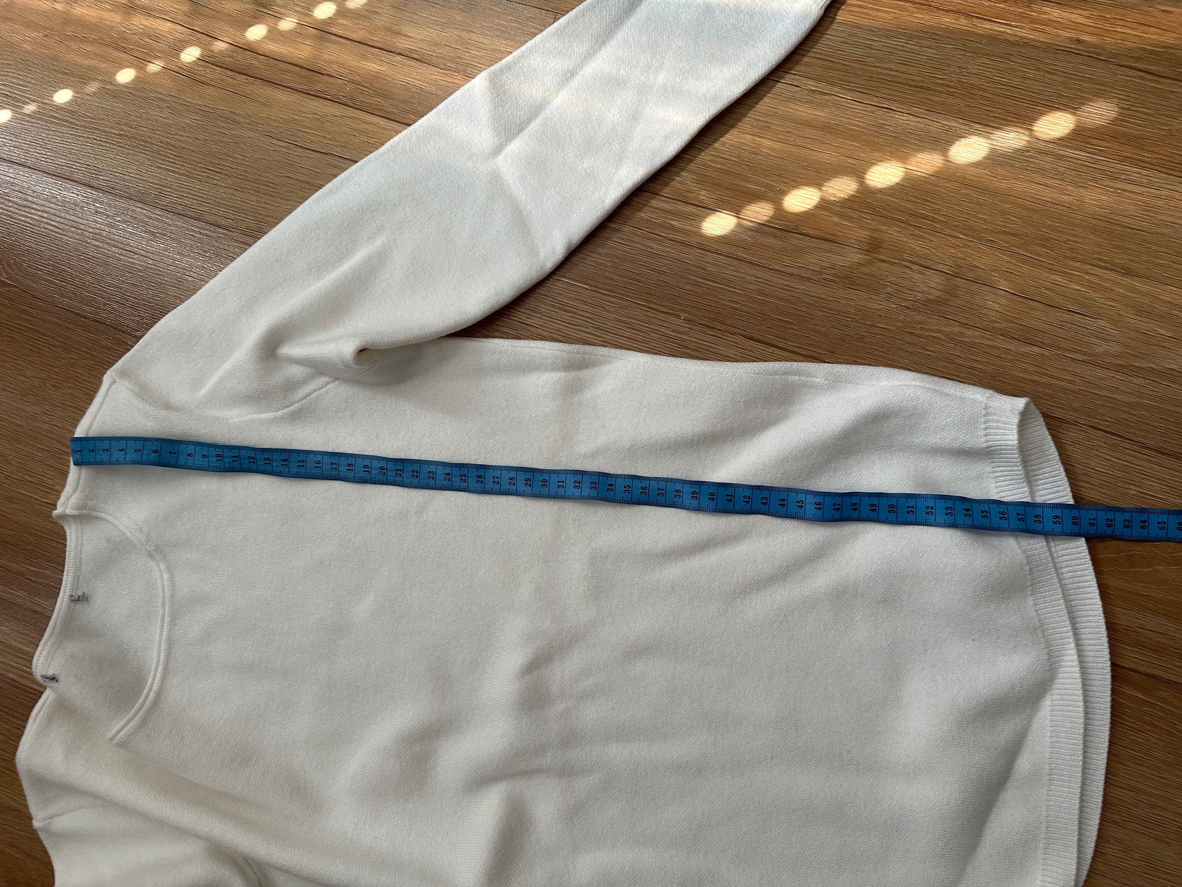 Biały sweter sweterek XS/S/M