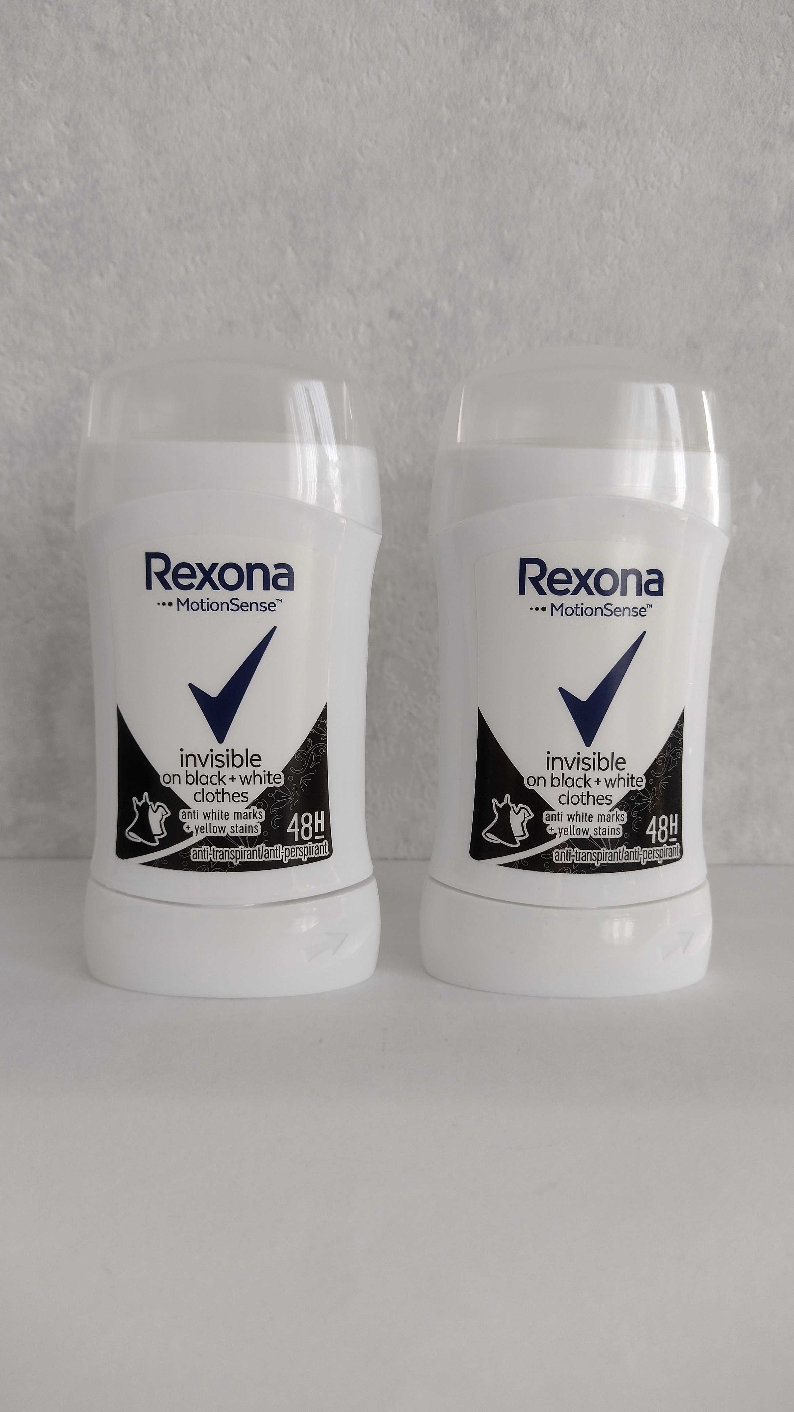 2× antyperspirant Rexona Invisible sztyft