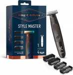 outlet trymer king c. gillette style master  4 nasadkami do stylizacji