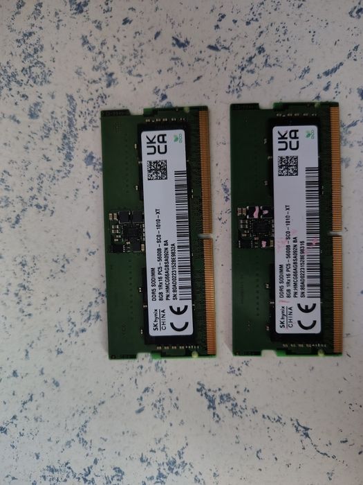 Оперативна пам'ять для ноутбука SK Hynix 16GB SO-DIMM DDR5 5600Mhz