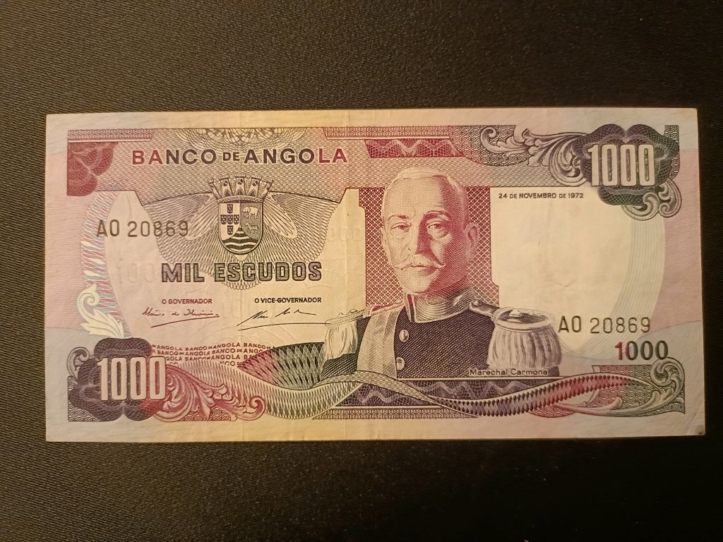 Mil escudos Angola 1972